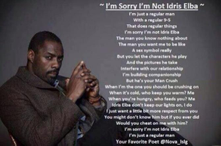 Illustration for article titled Black Men Apologize for Not Being Idris Elba